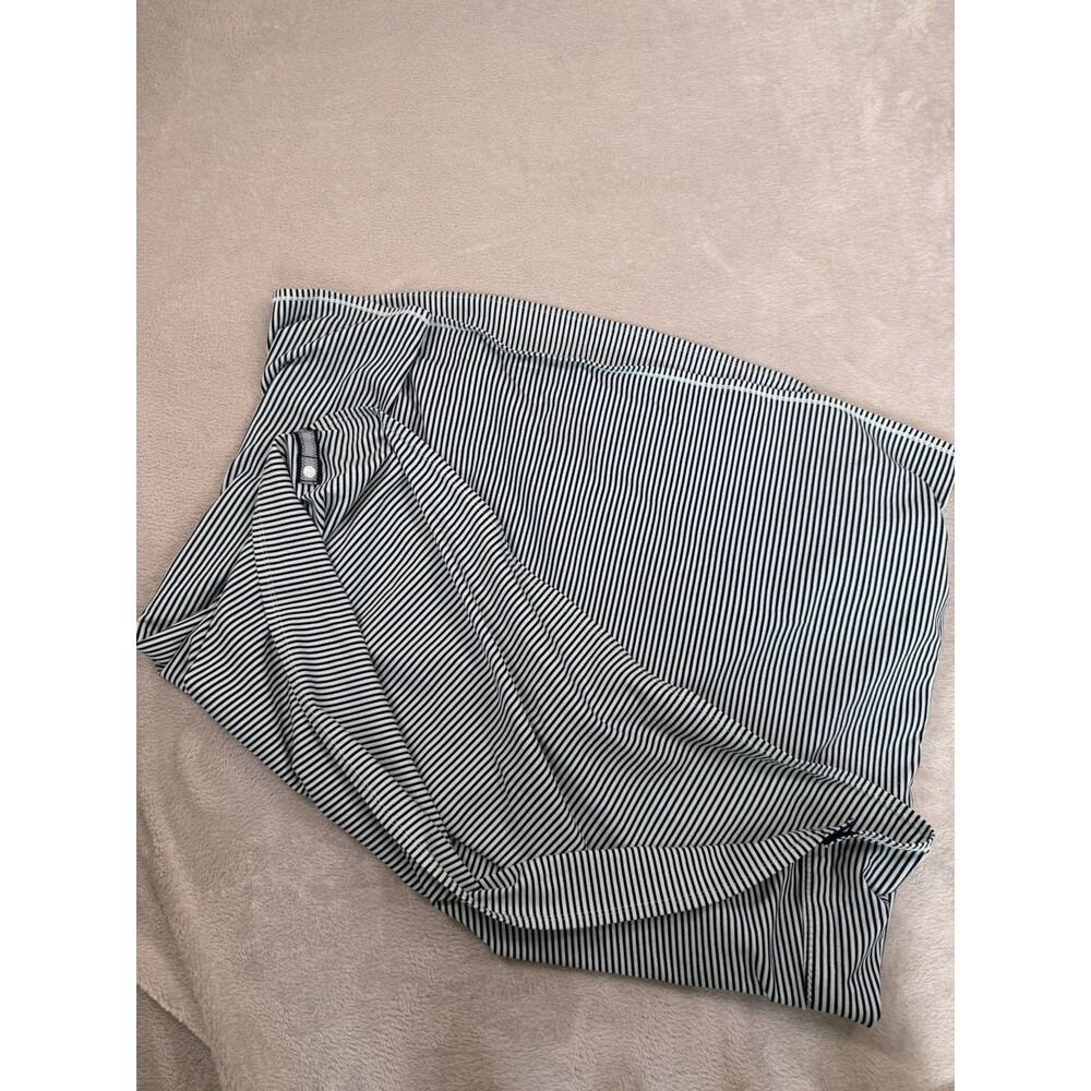 Lululemon Vinyasa Scarf Wrap Blue/White Stripes Adjustable Yoga Size O/S